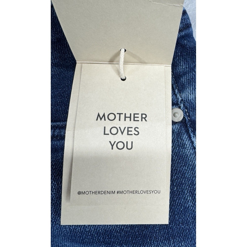 Mother The Spitfire Ankle Jeans Whatever You Want Wash Denim Women's 27x28 NWT - Picture 8 of 15